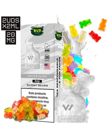 Gummy Bears Wave Click 2ml x 2uds 20mg | 2 Cartuchos |