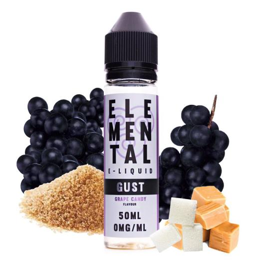 Gust Grape Candy - Elemental 50ml + Nicokit (60ml a 3mg)