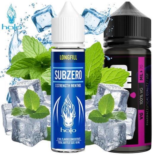 Halo SUBZERO Aroma 12ml/60 Longfill + 70ml VG