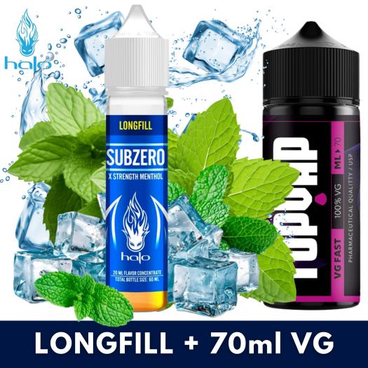 Halo SUBZERO Aroma 20ml/60 Longfill + 70ml VG Fast