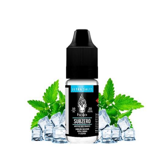HALO Subzero Ultra Salts 10 ml – Líquido con SALES DE NICOTINA