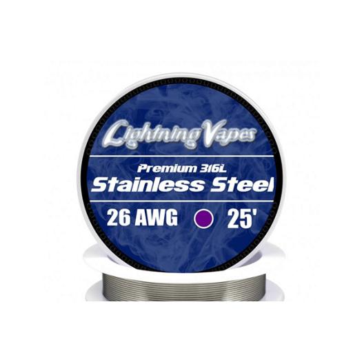 Hilo Resistivo 316L 7.5Metros (25´) - Lightning Vapes