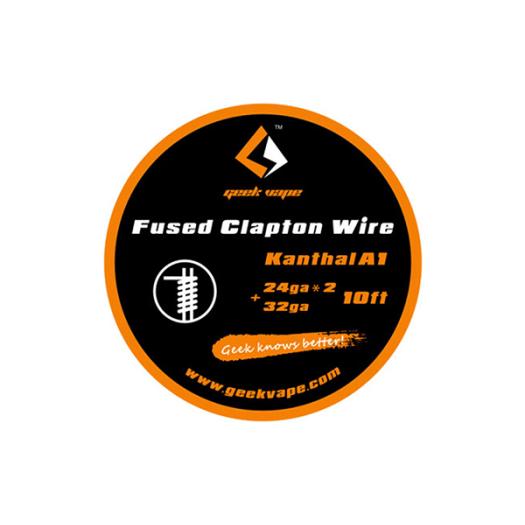 Hilo Resistivo Fused Clapton Kanthal A1 ( 24Ga*2+32Ga) - Geekvape