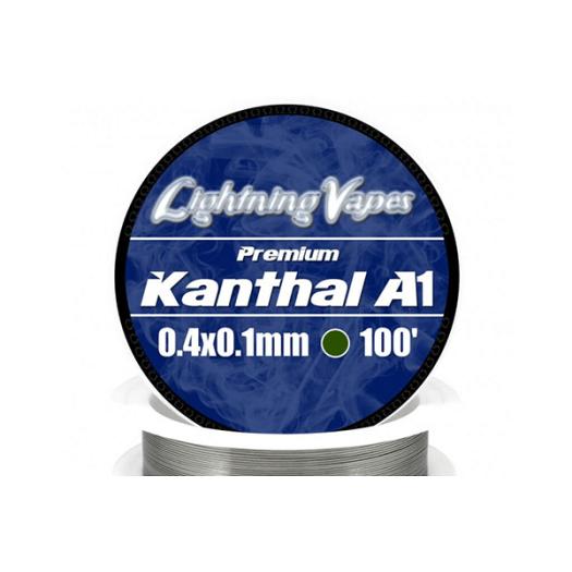 Hilo Resistivo KANTHAL A1 7.5 Metros (25´) - Lightning Vapes 0.4x0.1