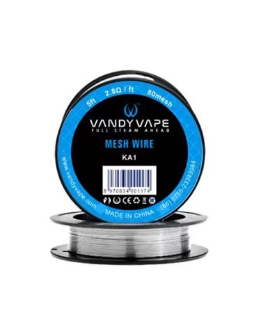 Hilo Resistivo Kanthal A1 Mesh wire 80mesh 5ft (2.8Ω/ft) - Vandy Vape