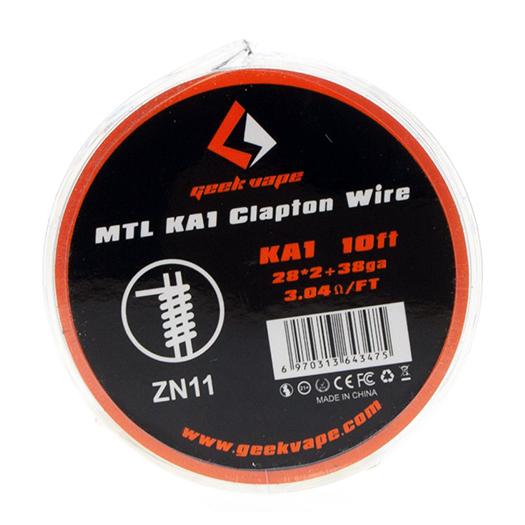 Hilo Resistivo MTL KA1 Clapton Wire 10ft (28*2+38ga) - Geekvape
