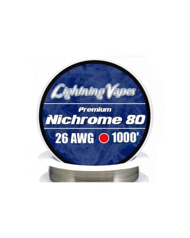 Hilo Resistivo NICHROME 80 300 Metros (1000´) - Lightning Vapes