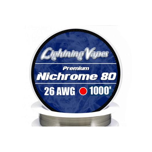 Hilo Resistivo NICHROME 80 300 Metros (1000´) - Lightning Vapes