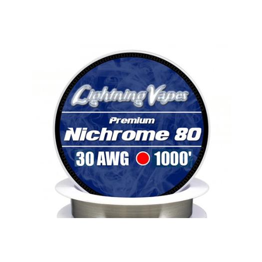 Hilo Resistivo NICHROME 80 300Metros - Lightning Vapes 32/34/36/38/40 AWG