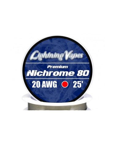 Hilo Resistivo NICHROME 80 7,5Metros (25´) Lightning Vapes