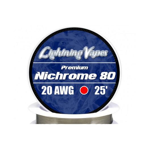 Hilo Resistivo NICHROME 80 7,5Metros (25´) Lightning Vapes