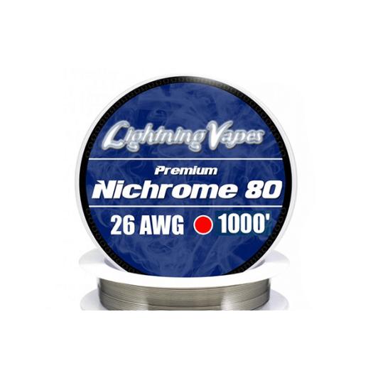 Hilo Resistivo NICHROME 80 75Metros - Lightning Vapes 26 AWG
