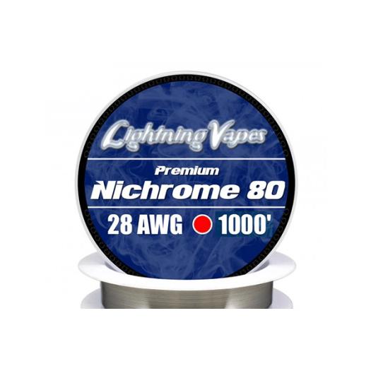 Hilo Resistivo NICHROME 80 75Metros - Lightning Vapes 28 AWG