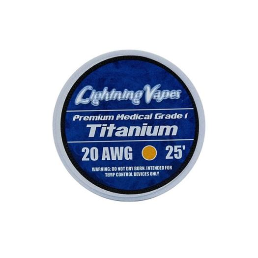 Hilo Resistivo TITANIO 75 Metros - Lightning Vapes 28 AWG