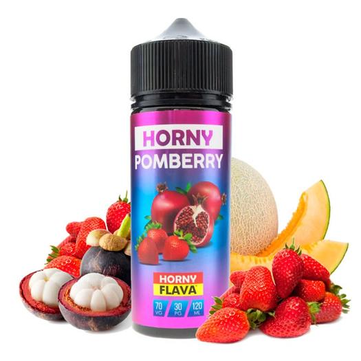 Horny Flava - Pomberry 100 ml + 2 Nicokits Gratis Horny Flava - Pomberry 100 ml + 2 Nicokits Gratis