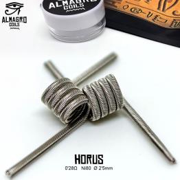 HORUS - Single coil 0.28Ω Ni80 ⵁ2.5mm 4.5 vueltas ALMAGRO Coils