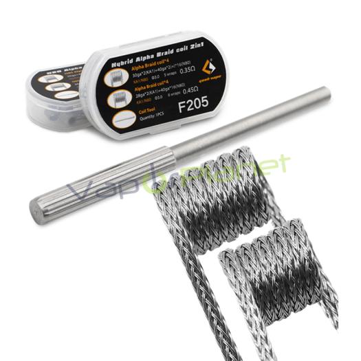 Hybrid Alpha Braid - GeekVape (8 uds)- Resistencias Prefabricadas