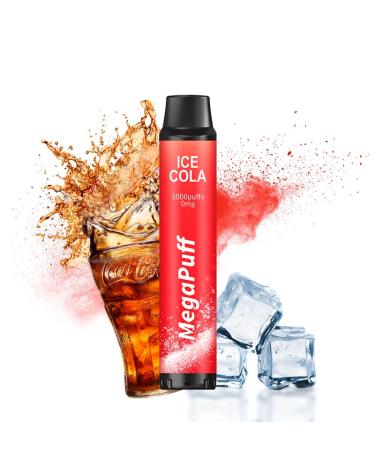 Ice Cola MegaPuff – 3000 PUFF – Desechable SIN NICOTINA