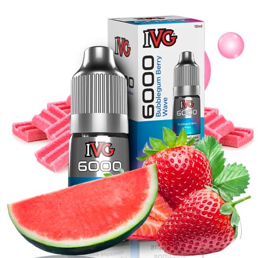 IVG 6000 Salts BUBBLEGUM BERRY WAVE