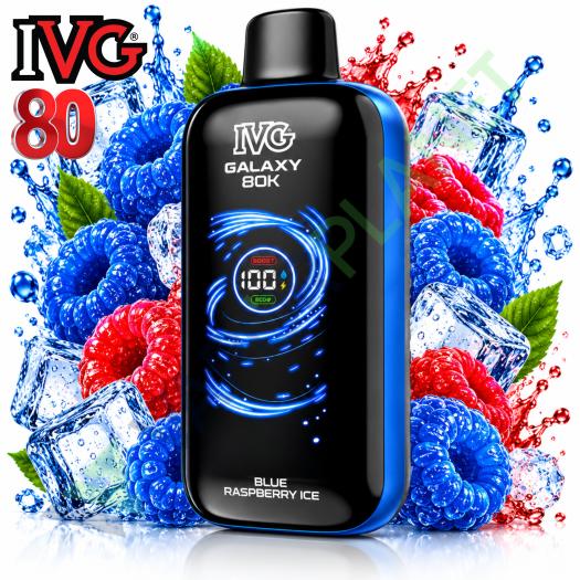 IVG Galaxy 80K Blue Raspberry Ice 0mg | 80000 Caladas