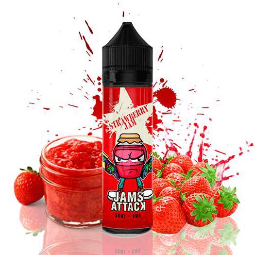 Jams Attack STRAWBERRY MERMELADE 50ml + Nicokit Gratis