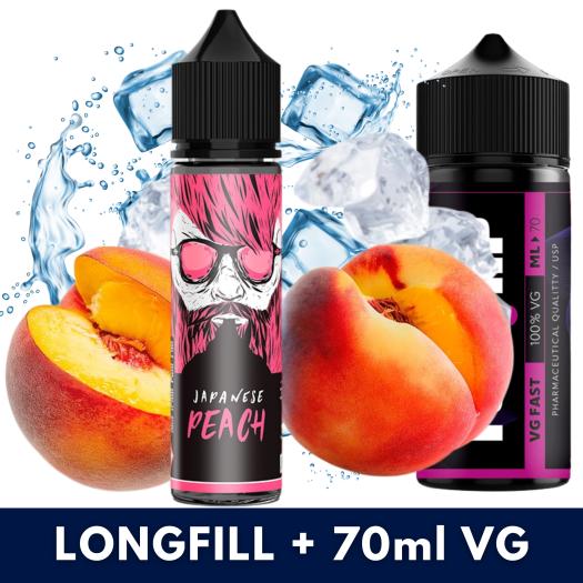 JAPANESE PEACH 20ml/60 (Longfill) Ossem + 70ml VG Fast