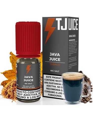 JAVA JUICE T-Juice Salts 10 ml – 10mg y 20mg Líquido con SALES DE NICOTINA