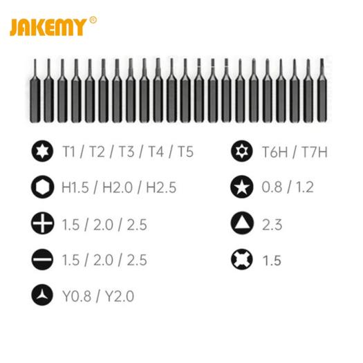 Juego de herramientas de precisión JM-8185 (25 piezas) JAKEMY