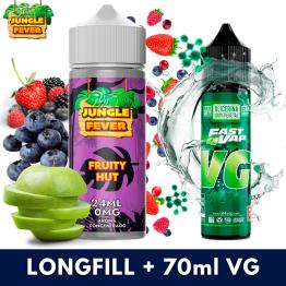 Jungle Fever Fruity Hut 24ml (Longfill) + VG FAST 70ML