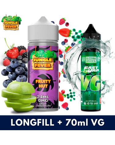 Jungle Fever Fruity Hut 24ml (Longfill) + VG FAST 70ML