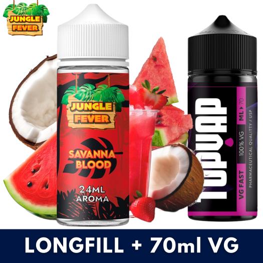Jungle Fever Savanna Blood 24ml/120 (Longfill) + VG FAST 70ML