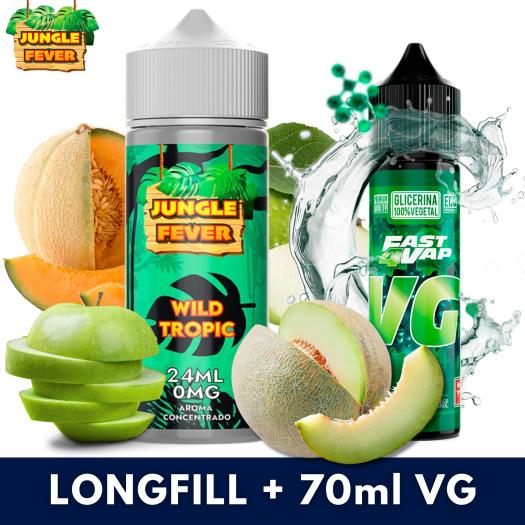 Jungle Fever Wild Tropic 24ml (Longfill) + VG FAST 70ML Jungle Fever Wild Tropic 24ml (Longfill) + VG FAST 70ML