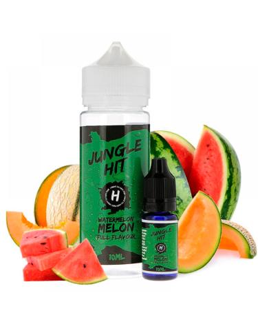 Jungle Hit Shake and Vape Watermelon Melon 120ml/10ml - Aroma + Bote Vacío 120ml