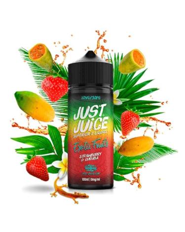 Just Juice EXOTIC FRUITS STRAWBERRY & CURUBA 100ml + Nicokits Gratis