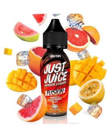 → Just Juice FUSION Blood Orange Mango On Ice 50ml + Nicokit Gratis