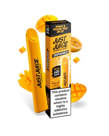 Just Juice MANGO & PASSION FRUIT On Ice 20mg - POD DESECHABLE