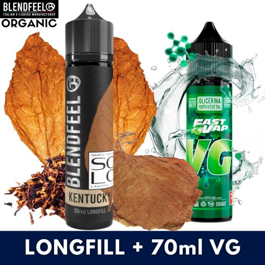 KENTUCKY 20ml/60 (Longfill) Blendfeel + 70ml VG Fast KENTUCKY 20ml/60 (Longfill) Blendfeel + 70ml VG Fast