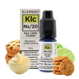 KEY LIME COOKIE - ELEMENT ELIQUID SALTS 10 ml - Líquido con SALES DE NICOTINA