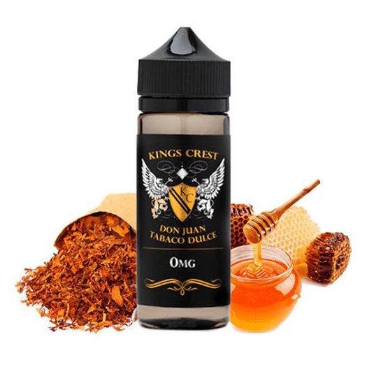 King Crest DON JUAN TABACO DULCE 100ml + 2 Nicokit Gratis