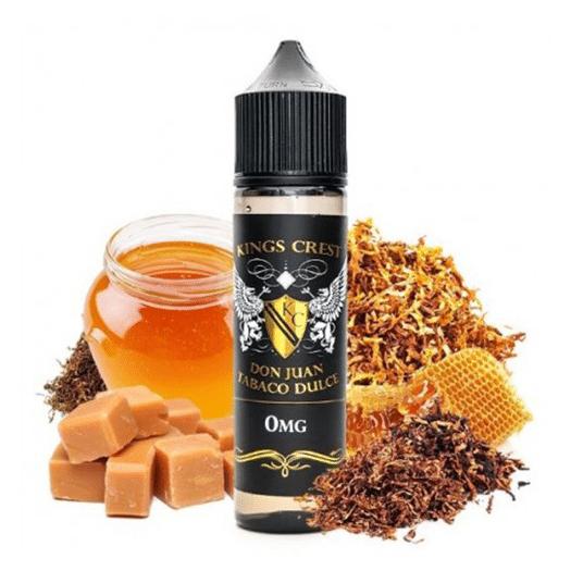 King Crest DON JUAN TABACO DULCE 50ml + 10ml Nicokit Gratis