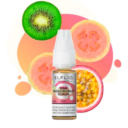 Kiwi Passion Fruit Guava Nic Salt 10ml - Elfliq by Elf Bar