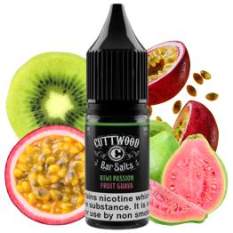 Kiwi Passion Fruit Guava Nic Salts 10ml Bar Salts by Cuttwood