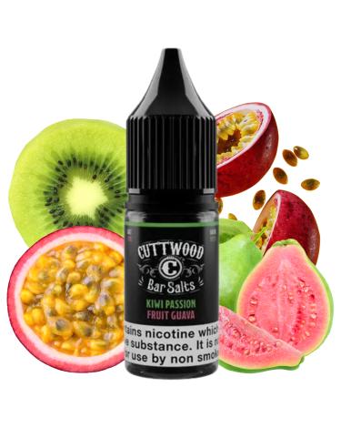 Kiwi Passion Fruit Guava Nic Salts 10ml Bar Salts by Cuttwood