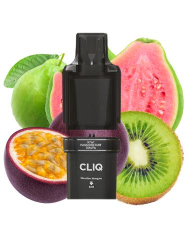 KIWI PASSION GUAVA Cliq 15000 Puff - Cartucho 2+10ml 20mg