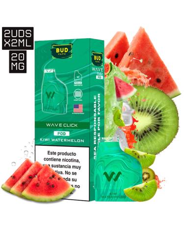 Kiwi Watermelon Wave Click 2ml x 2uds 20mg | 2 Cartuchos |