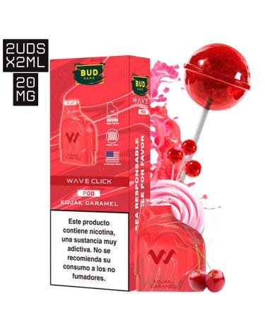 Kojak Caramel Wave Click 2ml x 2uds 20mg | 2 Cartuchos |