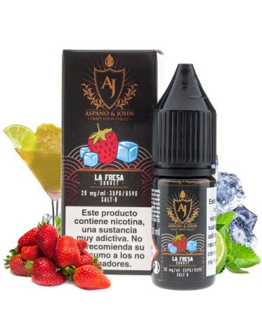 LA FRESA SORBET - Aspano & John 10 ml - 10mg y 20mg - SALES DE NICOTINA