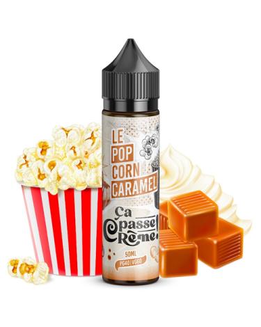 Le Pop Corn Caramel 50ml + Nicokit gratis - Ça Passe Creme