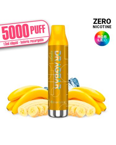 LED – Dragbar BANANA ICE 13ml – 5000 PUFF – Zovoo by VooPoo – Desechable SIN NICOTINA