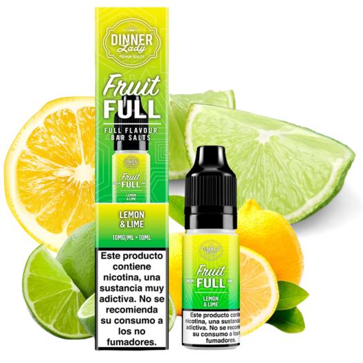 Lemon Lime Dinner Lady Salts Fruit Full 10ml